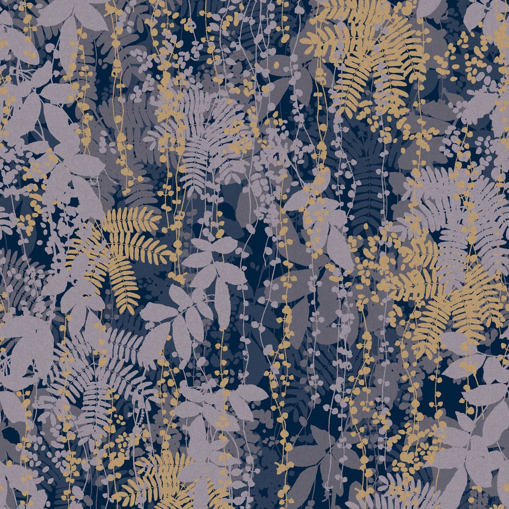 Canopy French Navy Wallpaper by Clarissa Hulse