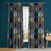 Coronation Craze Slate Curtain