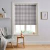 Heritage Plaid Gray Roller Shade