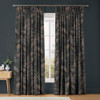 Norse Forest Soft Black Curtains