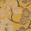 Trees Ochre Wallpaper