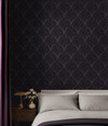 Woodland Fable Plum Wallpaper
