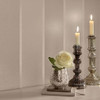 Baroque Bead Stripe Pearl Wallpaper