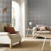 Papier Peint Tartan Argent