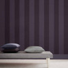 Heritage Stripe Plum Behang