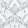 Laura Ashley Parterre Off White & Seaspray Wallpaper