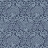 Laura Ashley Peacock Damask Dusky Seaspray Wallpaper