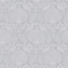 Laura Ashley Peacock Damask Pale Slate Wallpaper