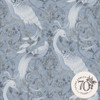 Laura Ashley Tregaron Midnight Blue Wallpaper