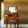 Meadow Grass Yellow Ochre & Soft Gold Wallpaper