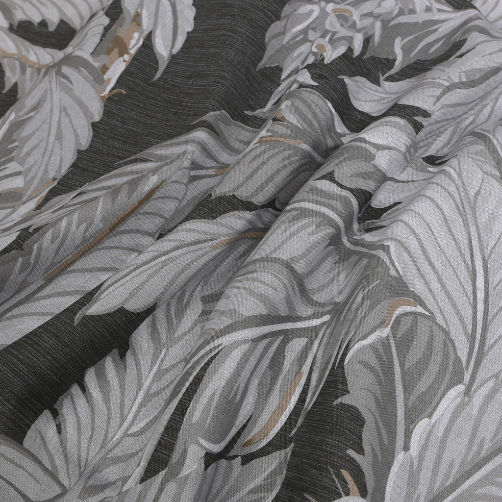 Daintree Palm Sterling Curtain - 121234cur_FABRIC_01.jpg