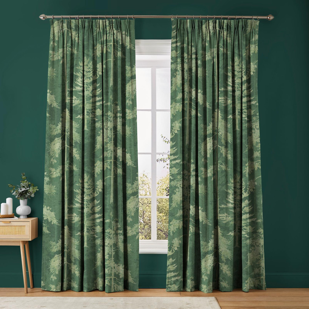 Norse Forest Soft Emerald Curtains - 122449cur_ROOMSET_01.jpg