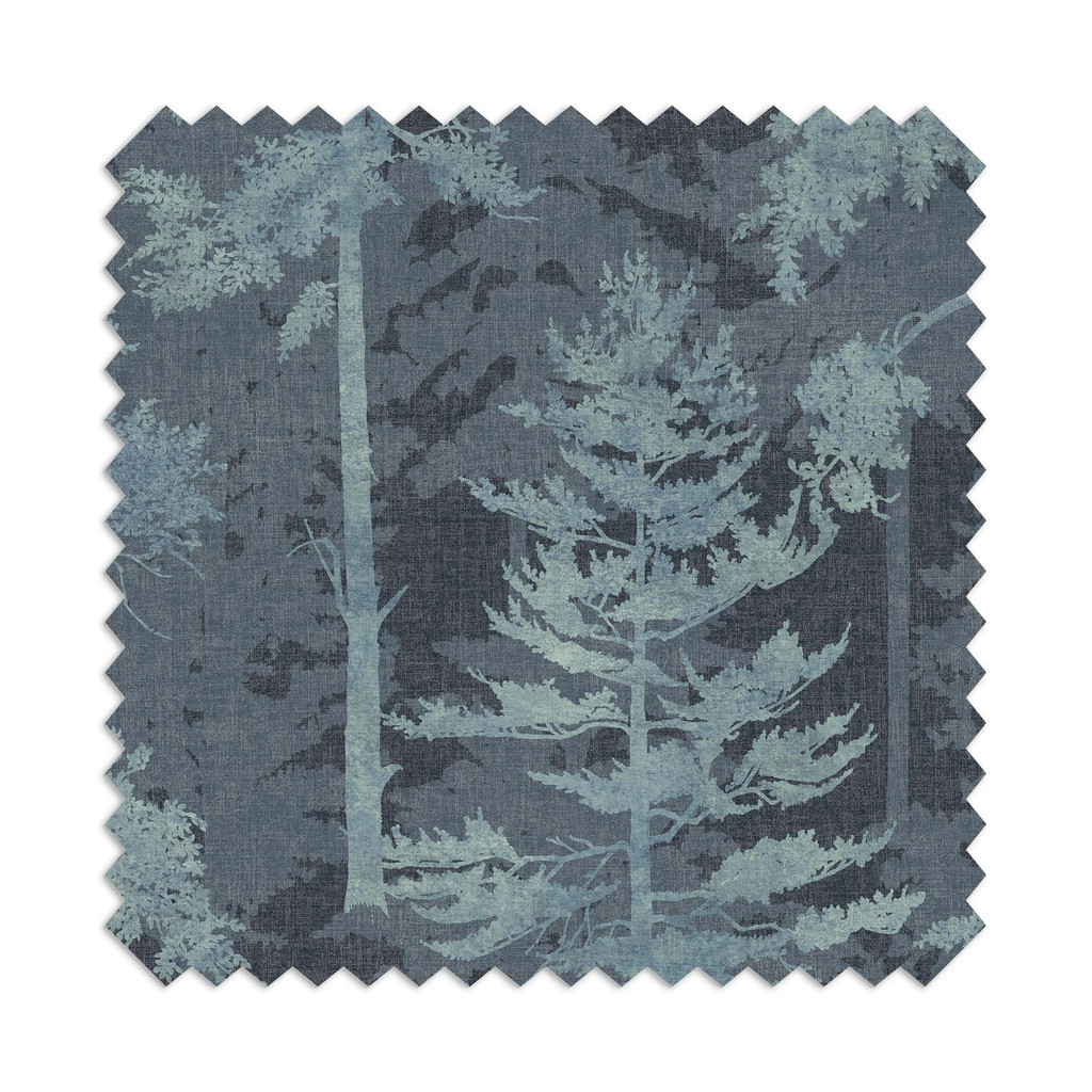 Norse Forest Soft Navy Curtains - 122450cur_DETAIL_02.jpg