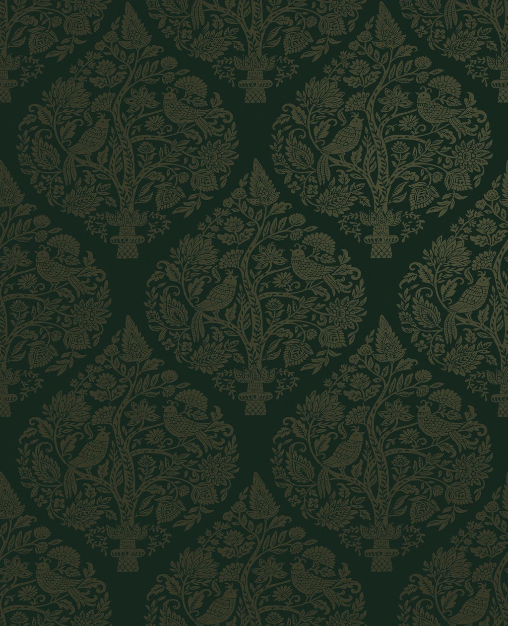 Woodland Fable Emerald Wallpaper - 142058_TILE_01.jpg