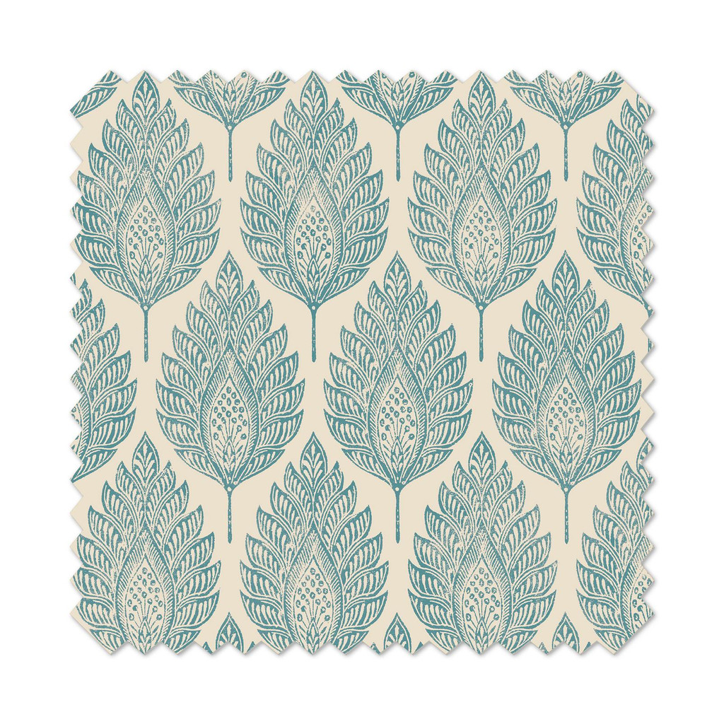 A5 Fabric Sample Flame Leaf Teal Light Filtering - 142579rol_FLATLAY_01.jpg