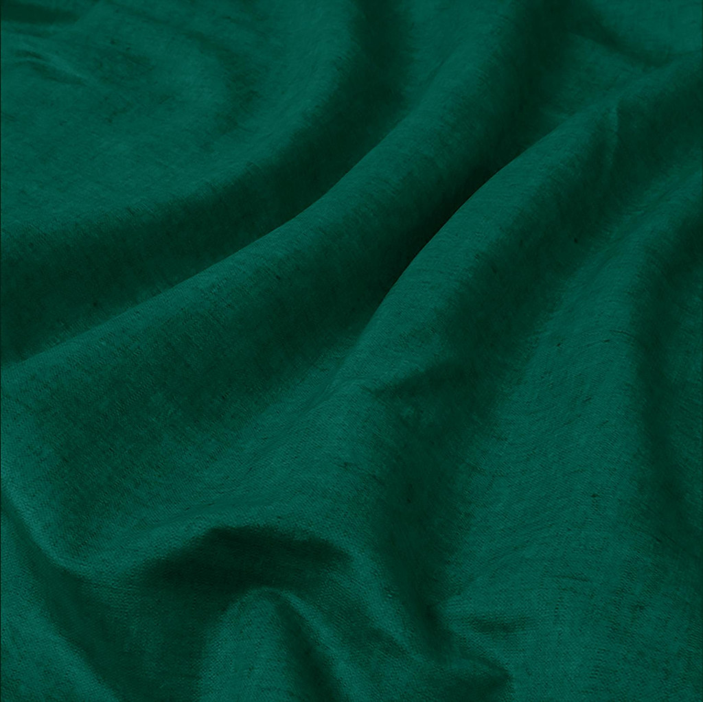 Serenity Bottle Green Curtains - 116205cur_FABRIC.jpg