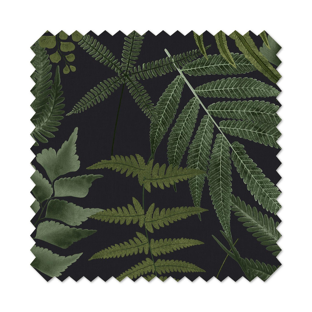Midsummer Fern Black Curtains - 116290cur_DETAIL_01.jpg