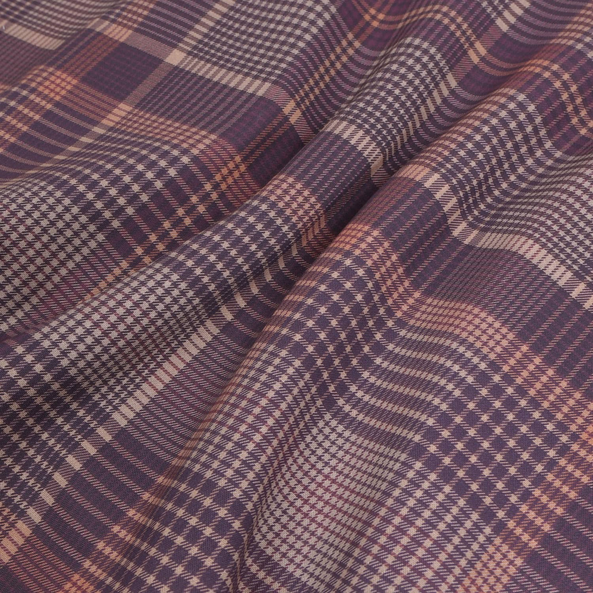 Rideaux Heritage Plaid prune