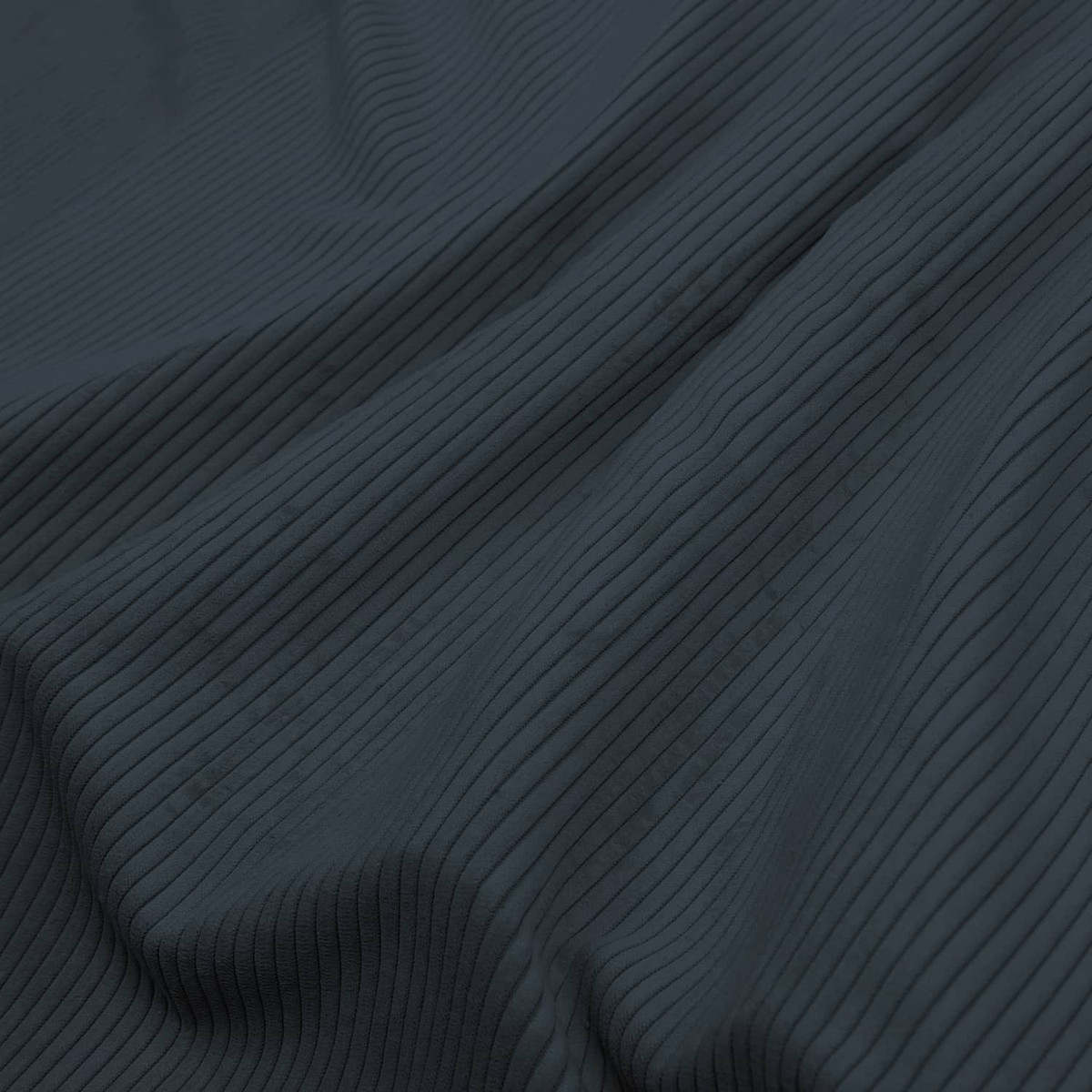 Rideaux Corduroy bleu marine