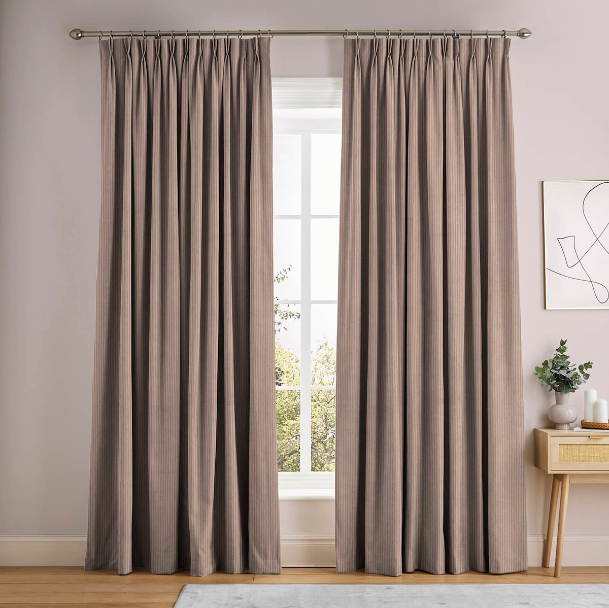 Corduroy Blush Curtain