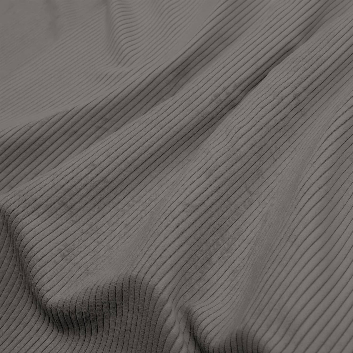 Rideaux Corduroy gris