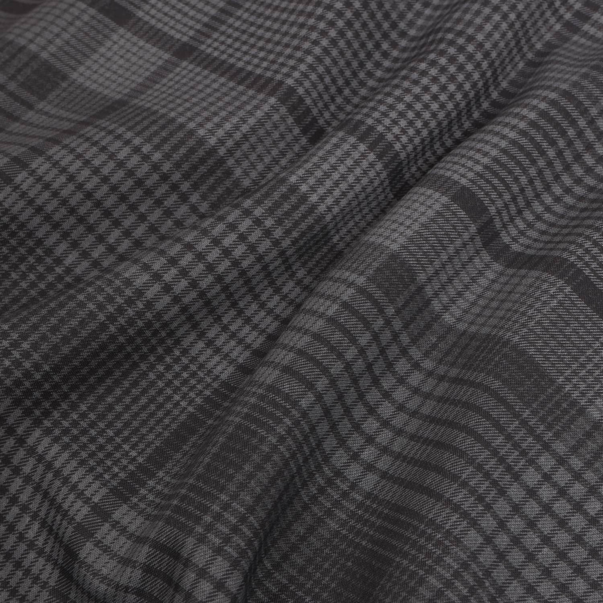 Heritage Plaid Charcoal Curtain