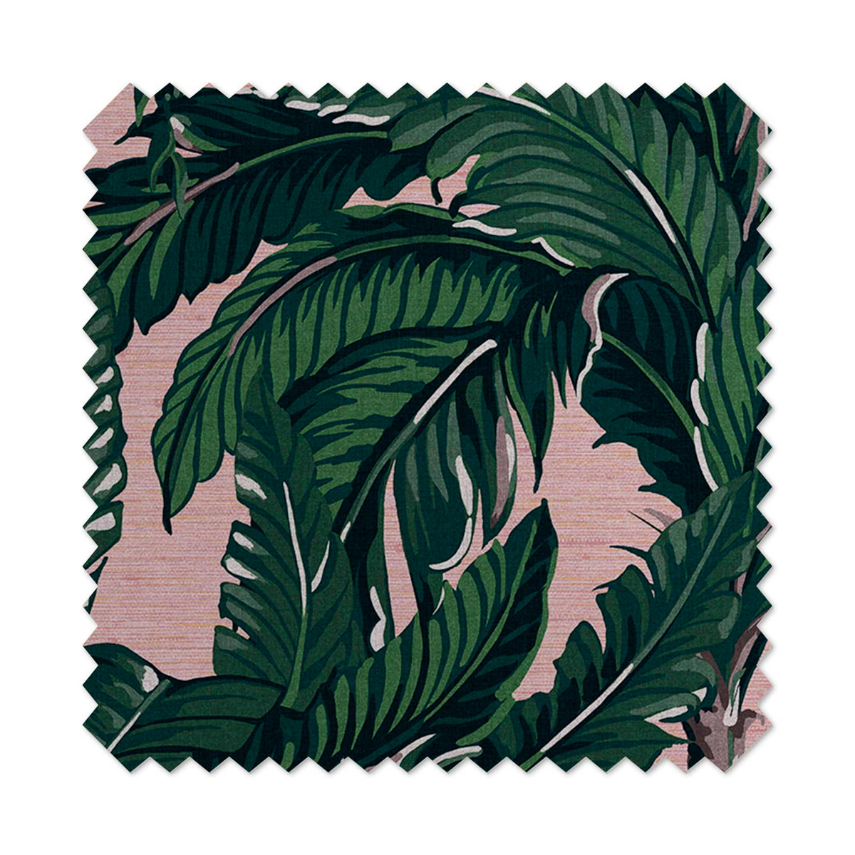 Daintree Palm Blush Roman Shade