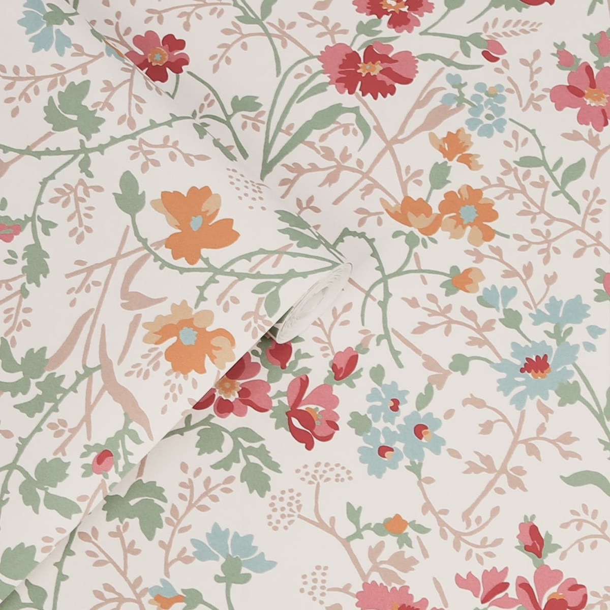 Laura Ashley Shropshire Posy Antique Pink Wallpaper