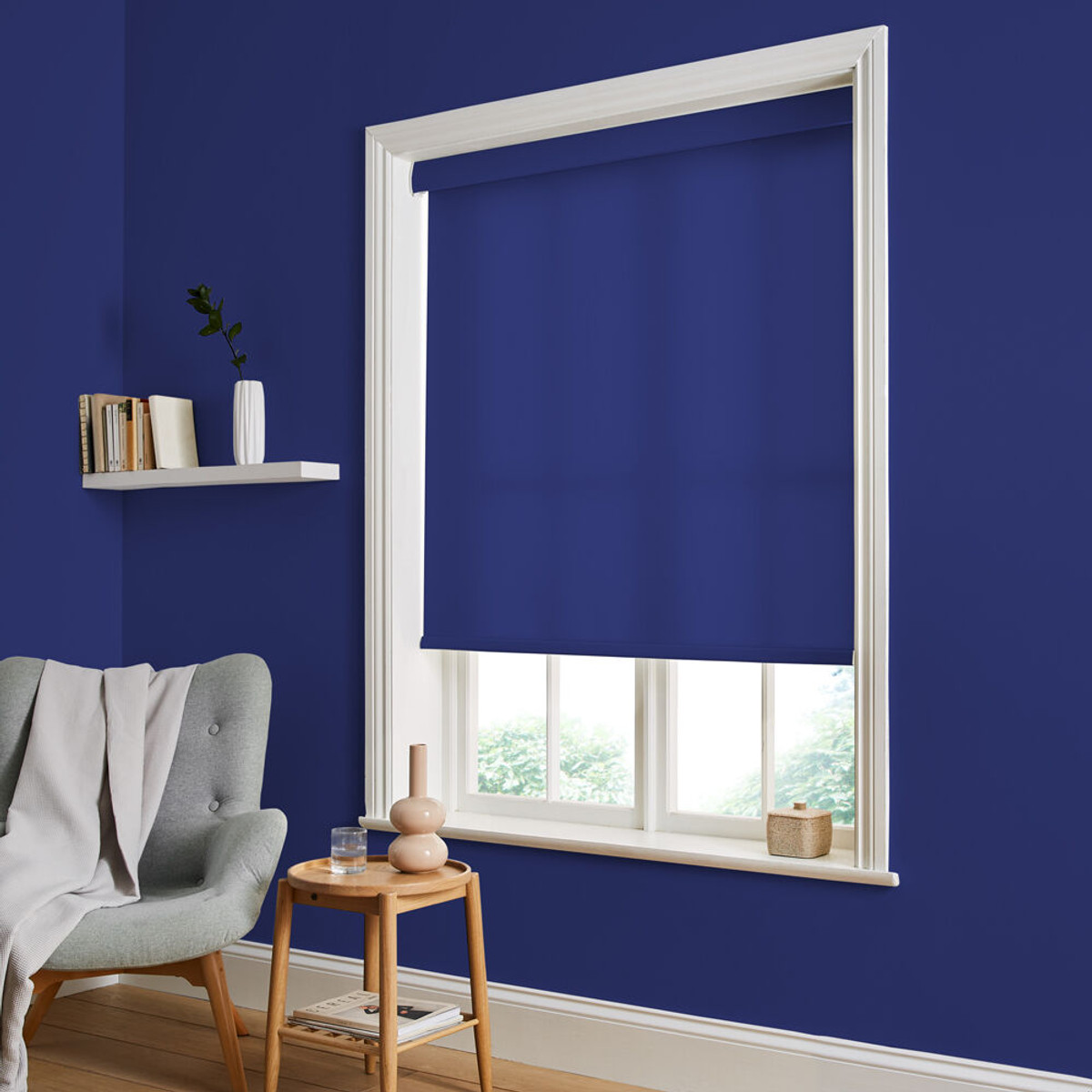 Baldwin Blue Roller Blind