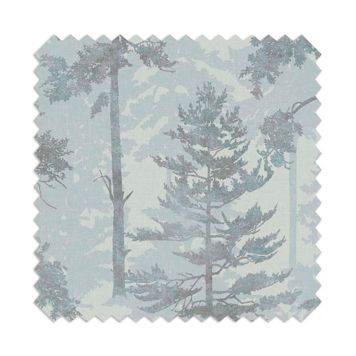 Norse Forest Soft Blue Roman Shade