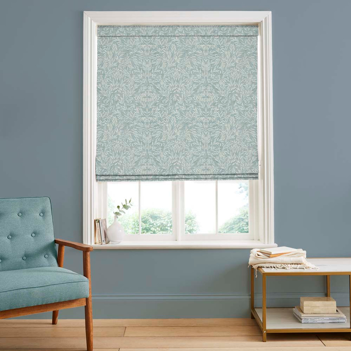 Salix Leaves Breathe Roman Blind