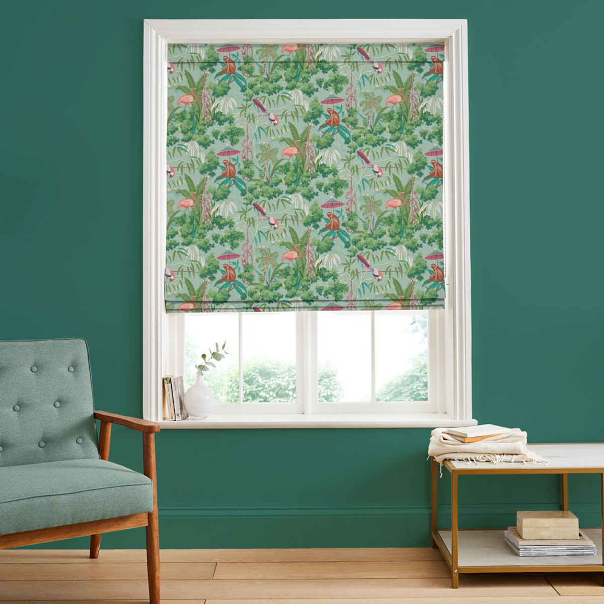 Curious Canopy Day Roman Blind