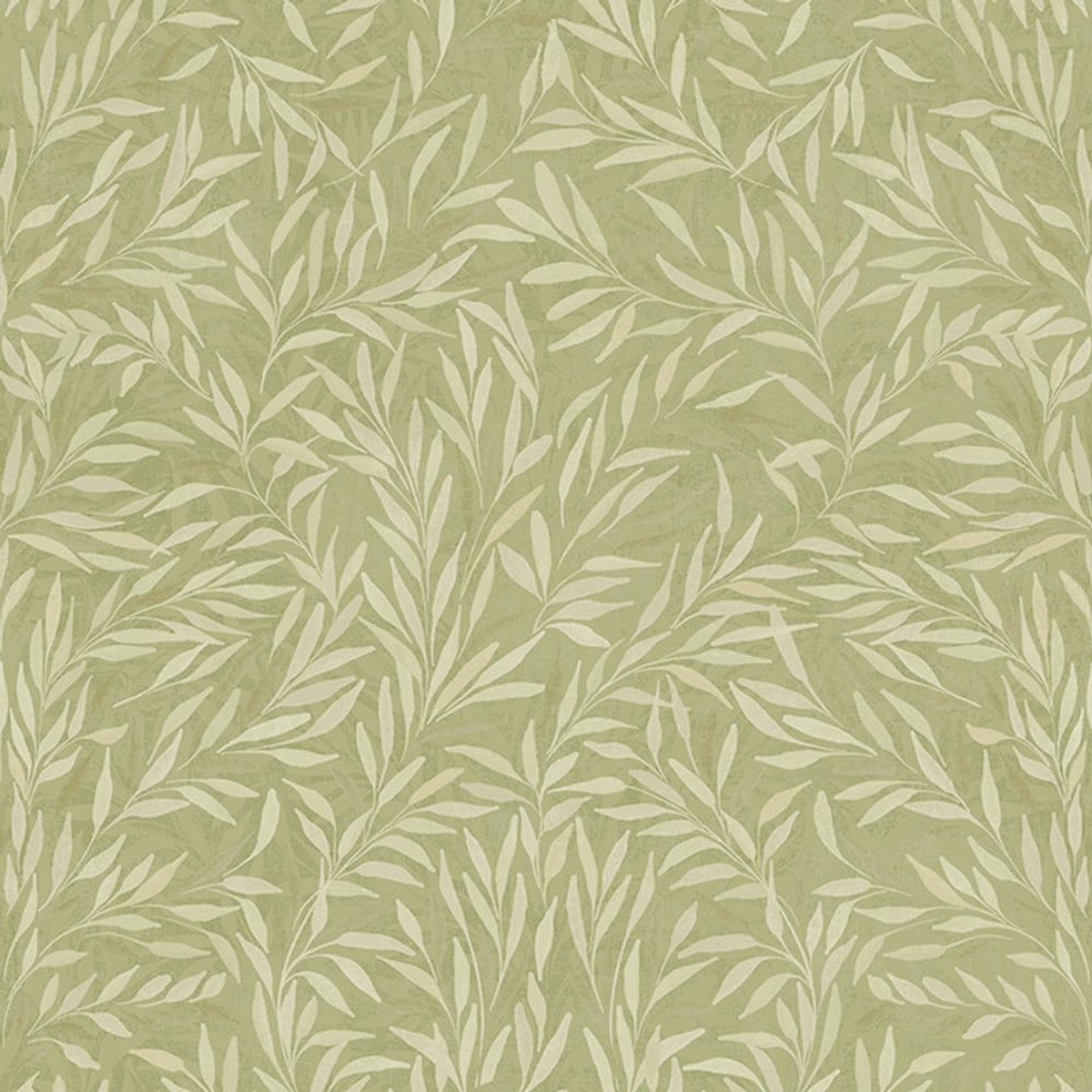 Salix Leaves Sage Wallpaper