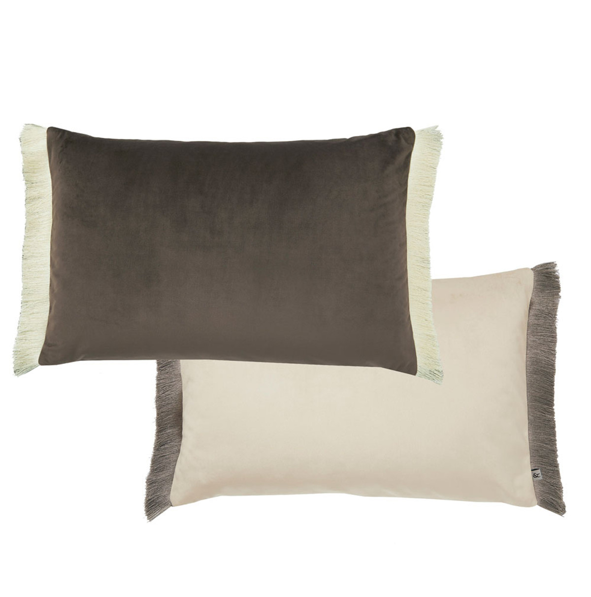 Fringe Opulence Chocolate Cushion