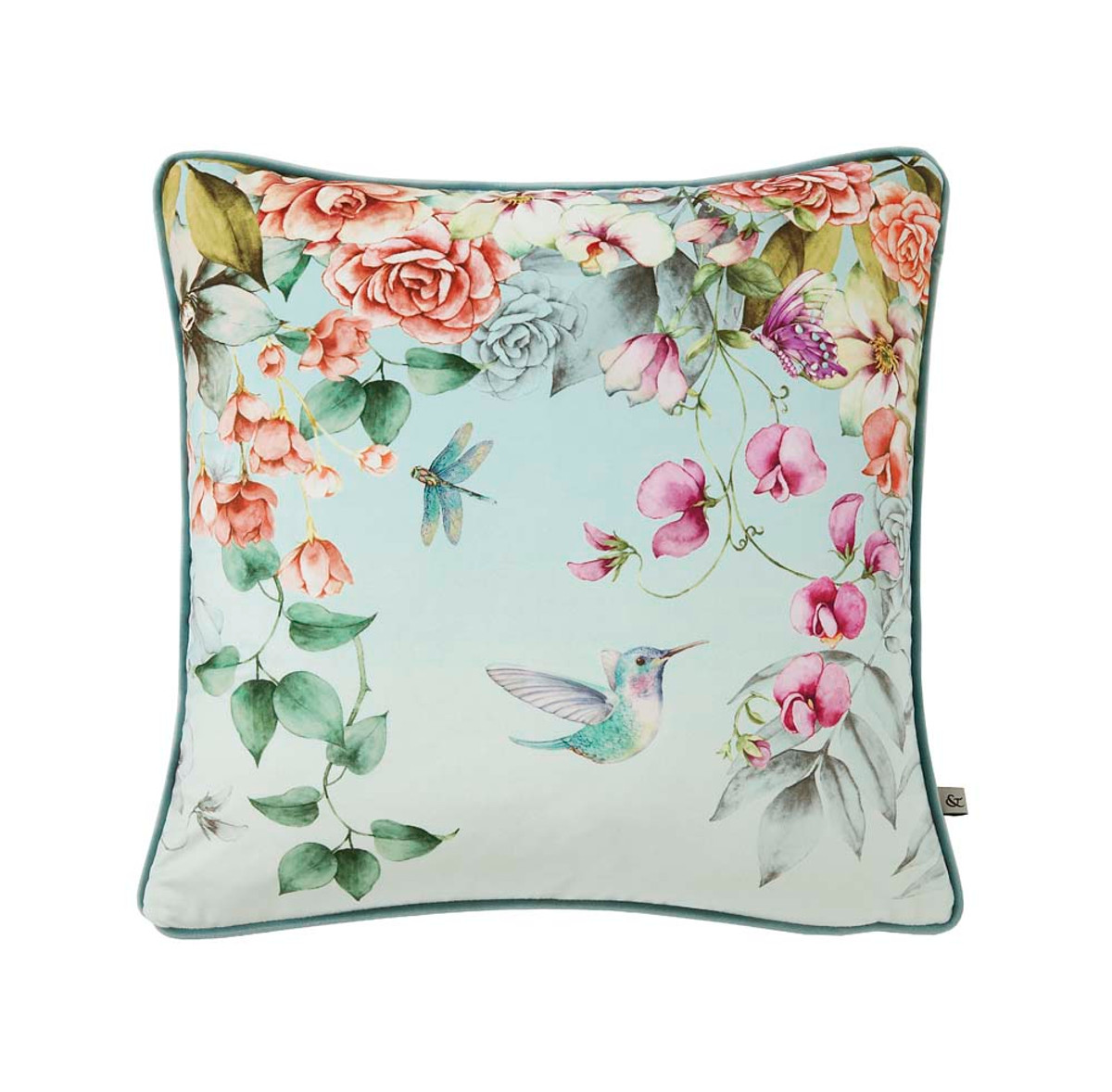 Coussin Ethereal Flora Aube