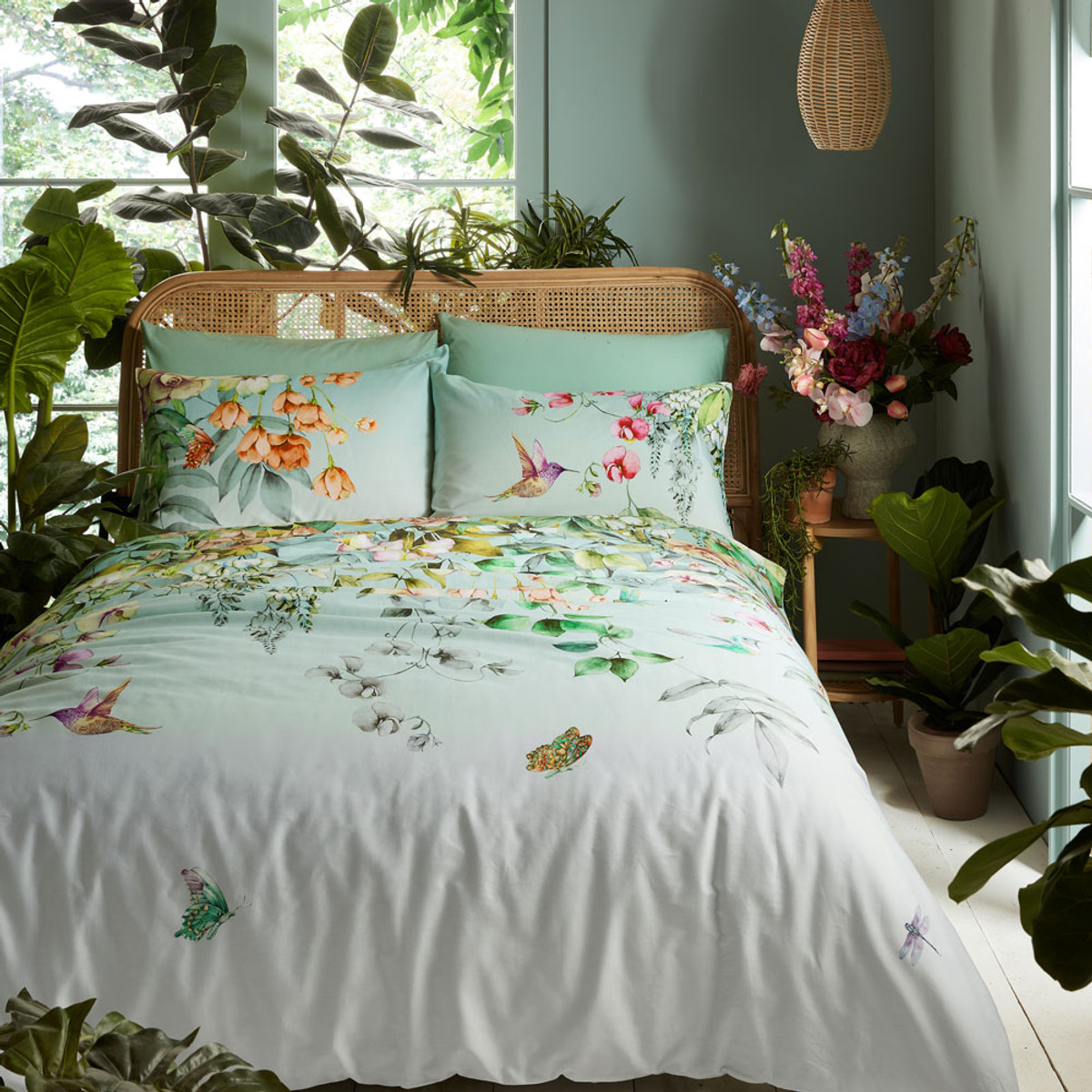 Ethereal Flora Duvet Cover Set