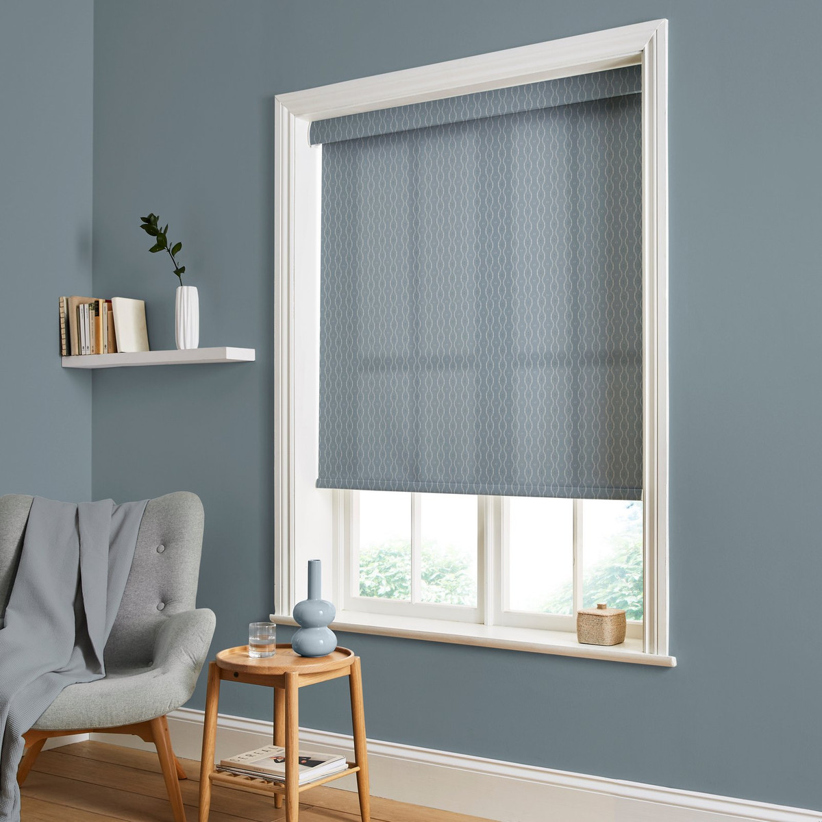 Rustic Ikat Breathe Light Filtering Roller Blind