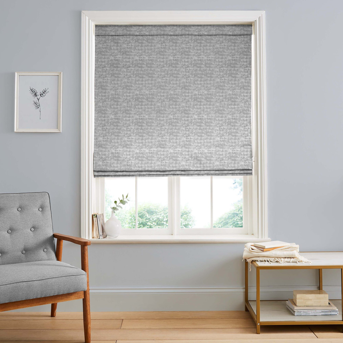 Aurora Mist Roman Blind