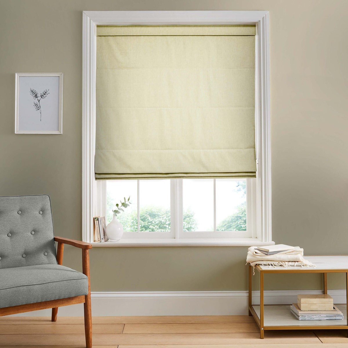 Campanile Cream Roman Blind