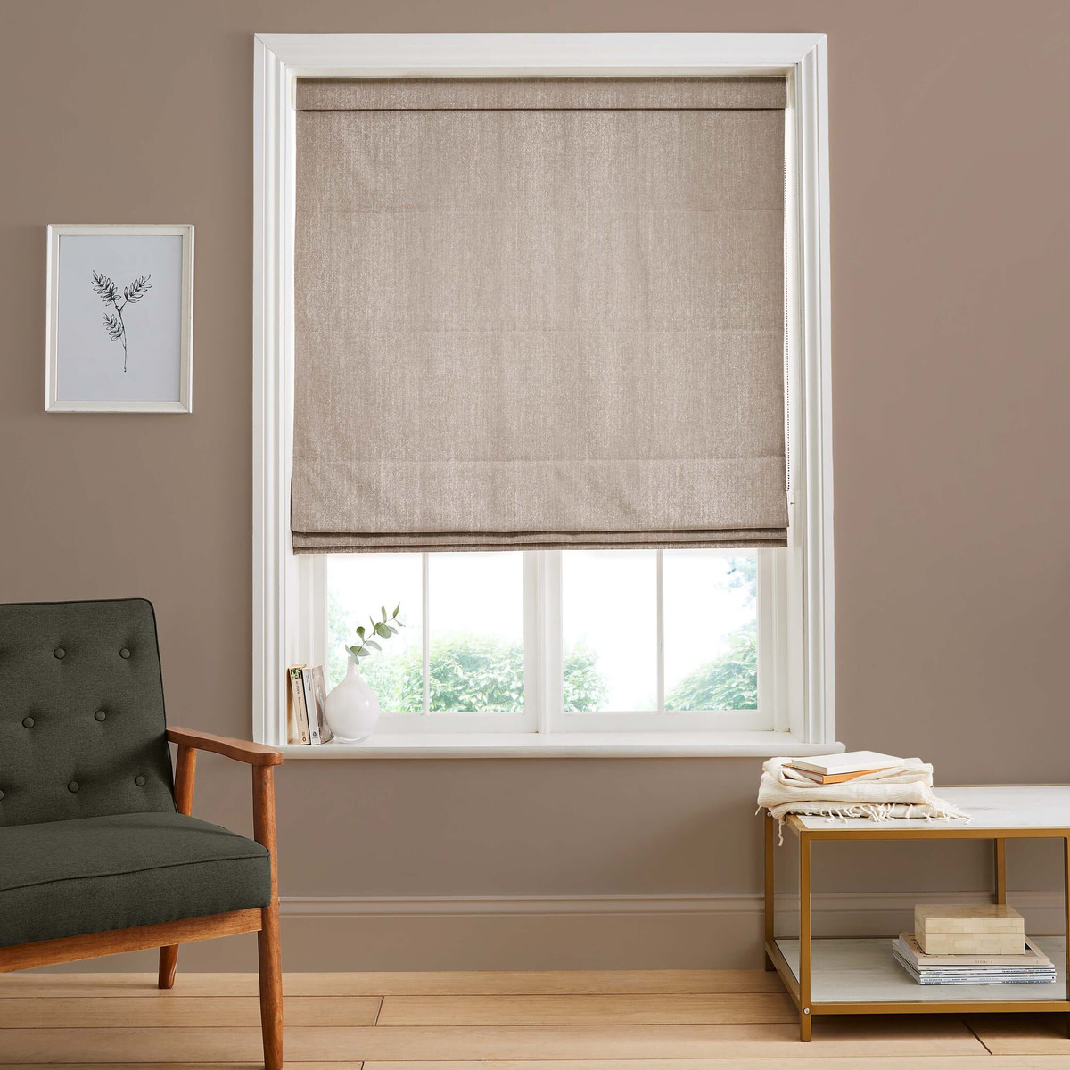 Glimmer Blush Roman Blind