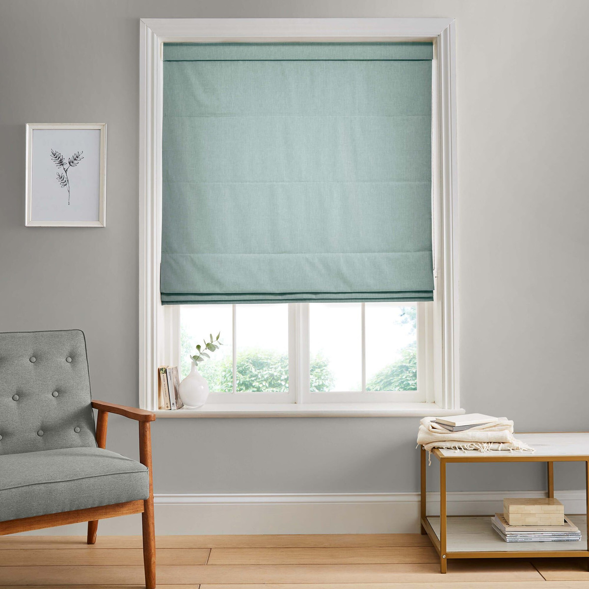 Campanile Aqua Roman Blind