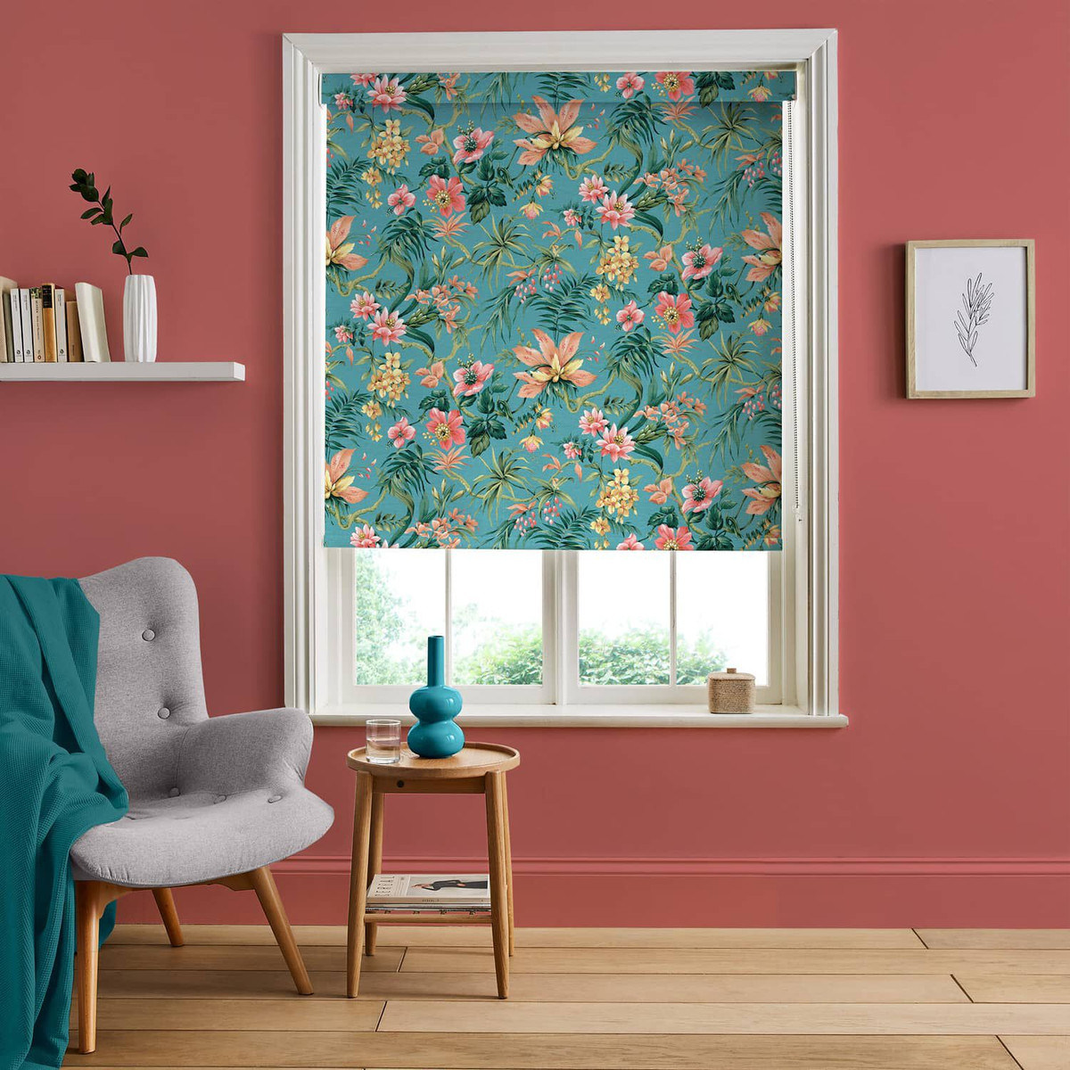 Tesronto Blue Roller Blind