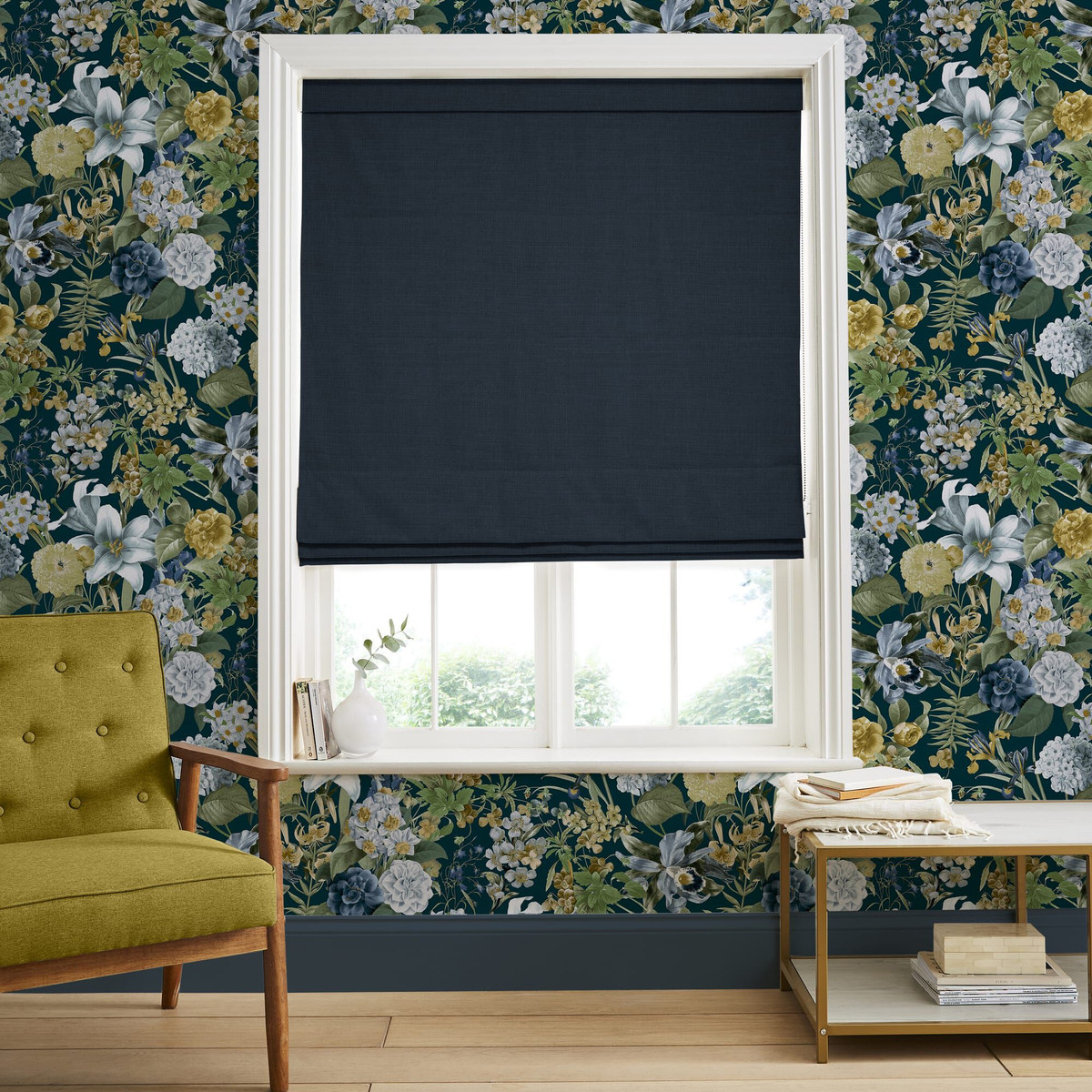 Wallace Midnight Roman Blind