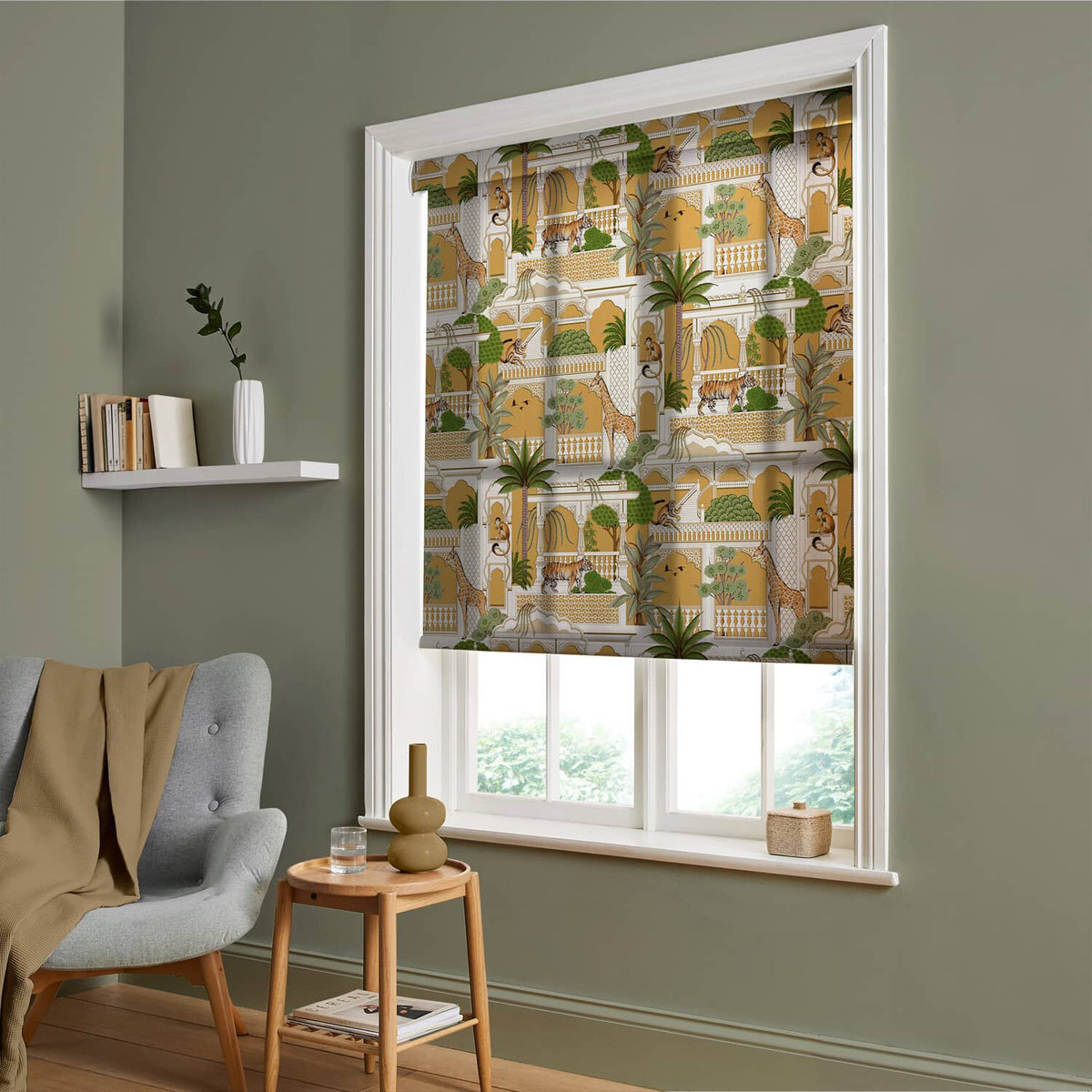 Animahal Turmeric Roller Blind