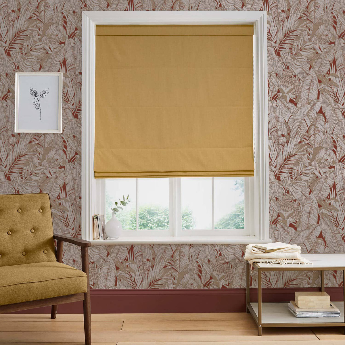 Turmeric Roman Blind