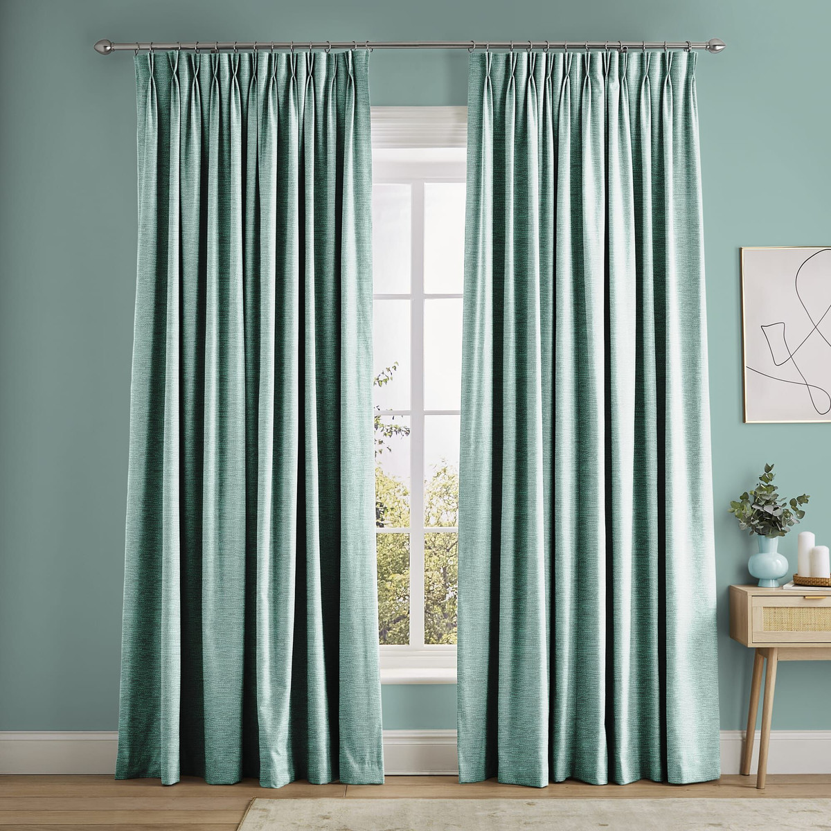 Ethereal Aqua Curtains