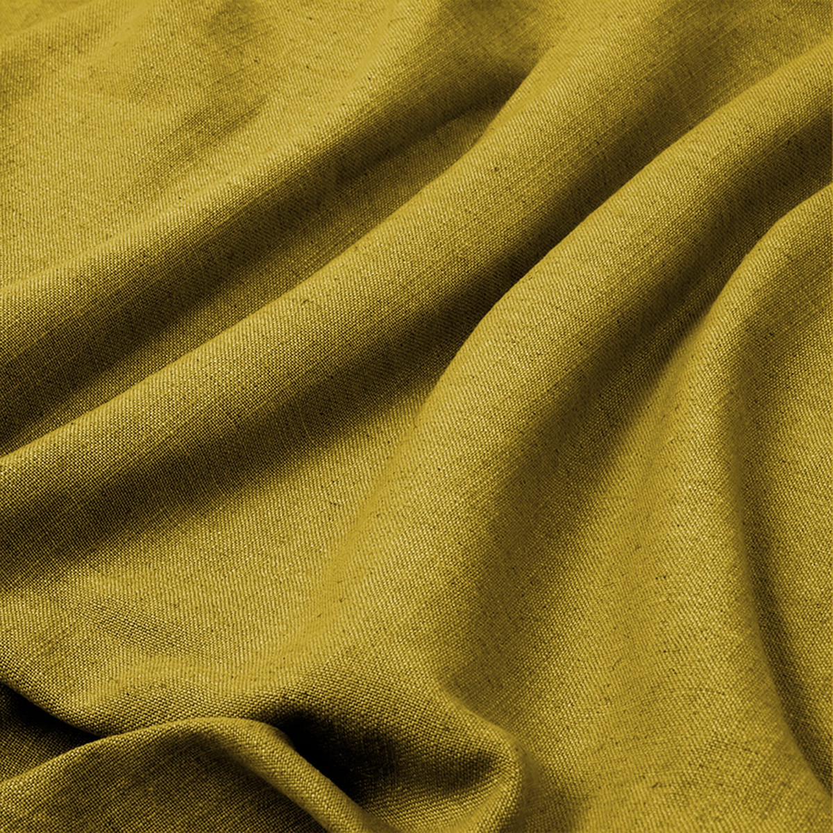 Linum Mustard Roman Shade