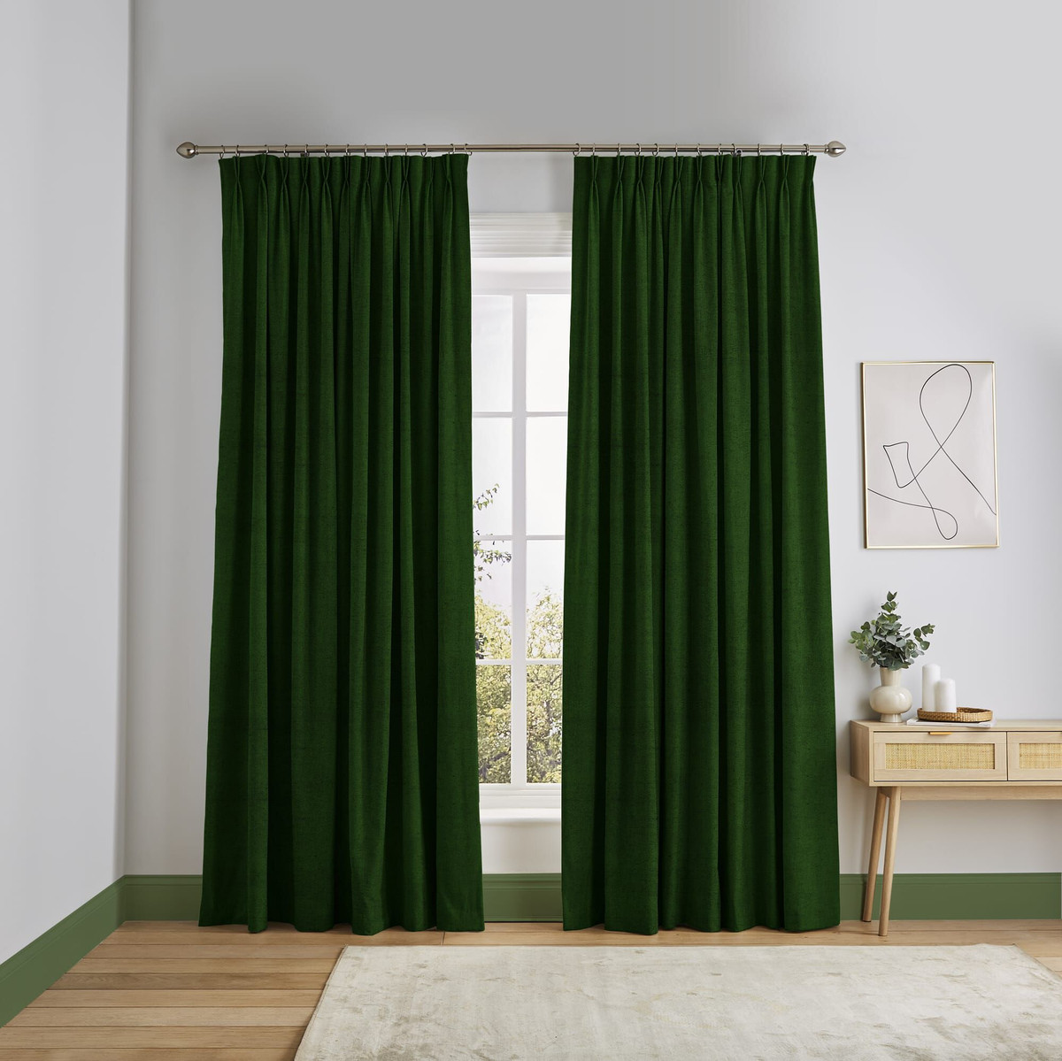 Serenity Green Curtains