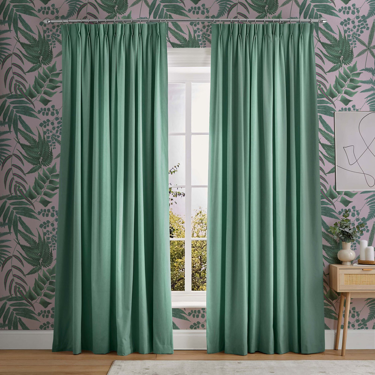 Opulence Spearmint Curtains