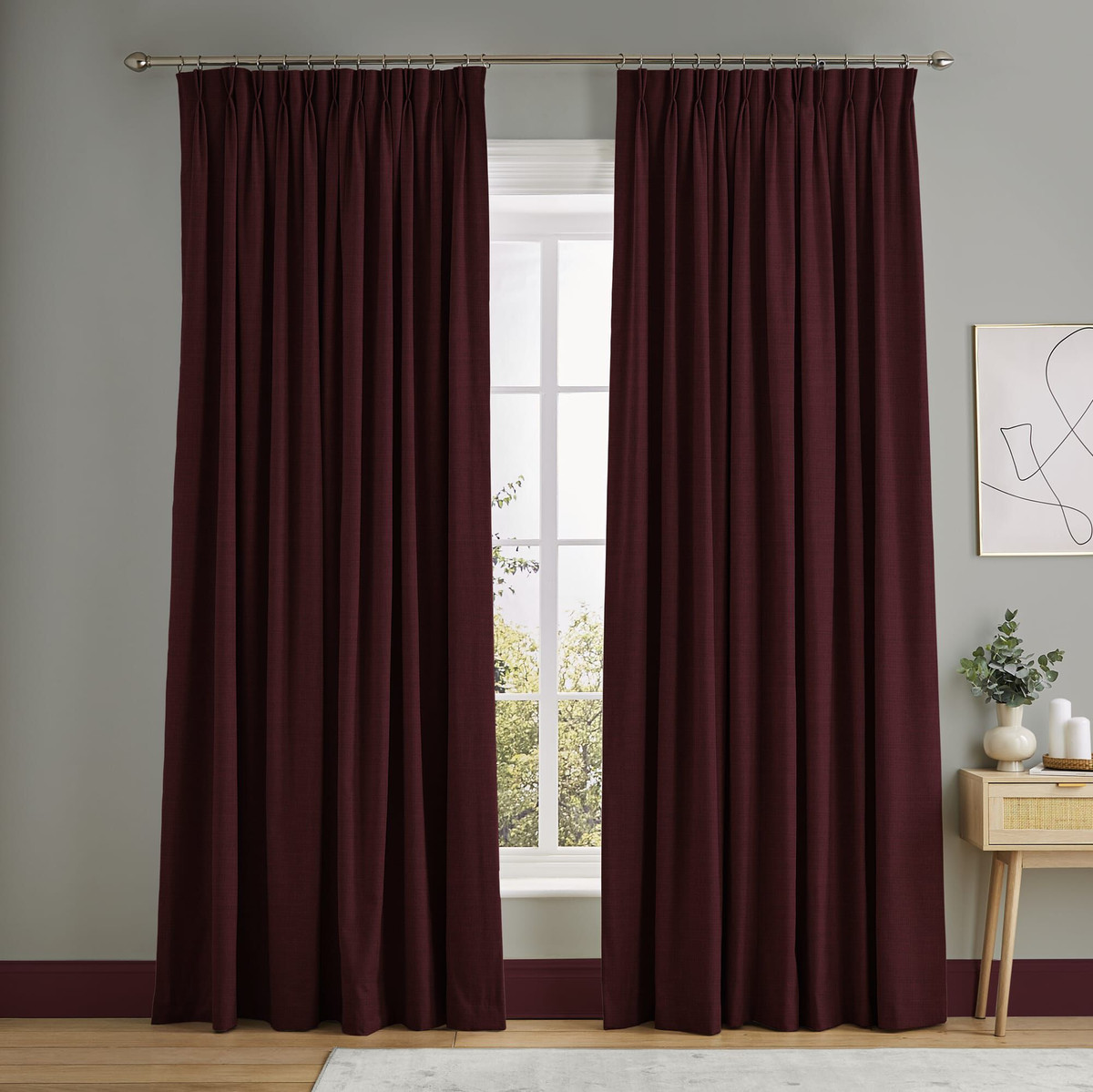 Wallace Ruby Curtains